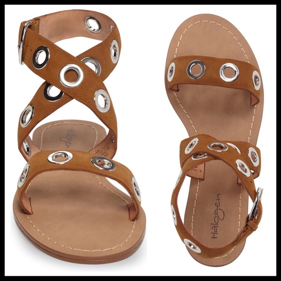 ANKLE STRAP SANDALS FLATS GLADIATOR SLIDES A2C - Picture 5 of 8